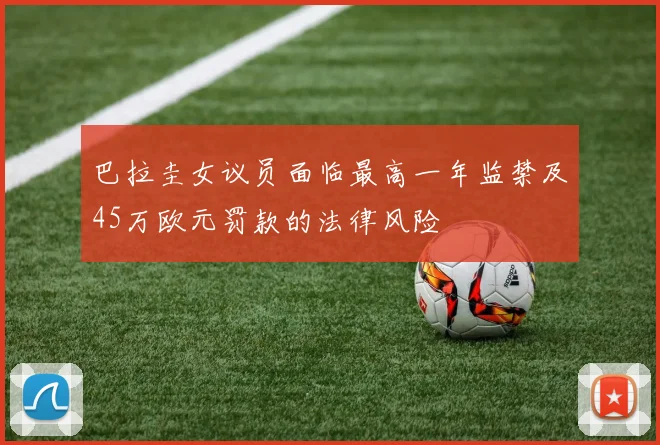 巴拉圭女议员面临最高一年监禁及45万欧元罚款的法律风险